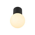 Plafondarmatuur VARYT rond E14 IP44, zwart