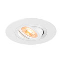 Plafondinbouwarmatuur NEW TRIA® 75 XL rond GU10 IP20, wit