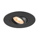 ceiling recessed luminaire NEW TRIA® 75 XL round GU10 IP20, black