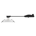 SLV Plafondinbouwarmatuur NEW TRIA® 75 XL vierkant GU10 IP20, wit