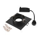 SLV ceiling recessed luminaire NEW TRIA® 75 XL square GU10 IP20, black