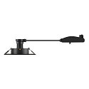 SLV ceiling recessed luminaire NEW TRIA® 75 XL square GU10 IP20, black