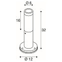 SLV floor lamp S-TUBE 32 GU10 IP65, black