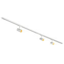 SLV 1-phase spot NOBLO� SPOT round, set of 3 IP20, white dimmable