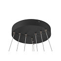 Pendelarmatuur ONE FLAT TRIPLE IP20, zwart dimbaar