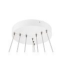 SLV Pendelarmatuur ONE FLAT TRIPLE IP20, wit dimbaar