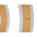 SLV Pendelarmatuur ONE FLAT TRIPLE IP20, messing, zwart dimbaar