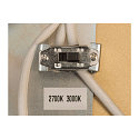 SLV Pendelarmatuur ONE FLAT TRIPLE IP20, messing, zwart dimbaar