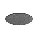 Vilt plaat ONE 80 / ONE CUBE - ACOUSTICS INLAY rond, mechanisch, grijs