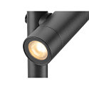 SLV Armatuur met grondpen HELIA SLIM POLE SINGLE IP65, zwart
