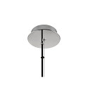 SLV Pendelarmatuur PANTILO CONVEX 40 E27 IP20, chroom