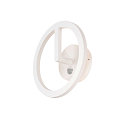 outdoor wall luminaire Q-RING SENSOR with sensor, switchable IP54, white 