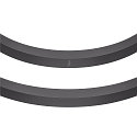 SLV pendant luminaire ONE VERTICAL PD IP20, black dimmable