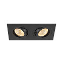 SLV LED module NEW TRIA� 155 DOUBLE PHASE 38� round, set of 2 13,6W 2x 610lm 2700K 38� CRI 90-100 dimmable