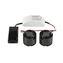 SLV LED module NEW TRIA� 155 DOUBLE PHASE 38� round, set of 2 13,6W 2x 610lm 2700K 38� CRI 90-100 dimmable