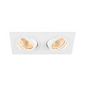 SLV ring NEW TRIA� 155 2 flames, built-in version, white