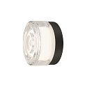 SLV wall and ceiling luminaire CYFT WAVE suitable for VDU workstation IP44, black, lacquered dimmable