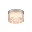 SLV wall and ceiling luminaire CYFT WAVE suitable for VDU workstation IP44, black, lacquered dimmable