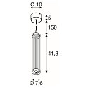 SLV Pendelarmatuur QUIMERA - PHASE CCT Switch, schakelbaar IP20, messing geborsteld dimbaar