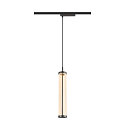 SLV 1-phase pendant luminaire QUIMERA PHASE cylindrical IP20, black dimmable