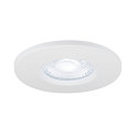 SLV Afdekking UNIVERSAL DOWNLIGHT IP65 rond, stijf, gesloten, luchtdicht, wit