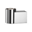 SLV Wandarmatuur VARYT rond, zonder lampenkap E14 IP44, chroom dimbaar
