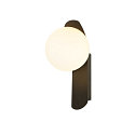 SLV wall luminaire SUN - PHASE round G9 IP20, black dimmable