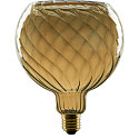 Segula filament lamp globe FLOATIG GLOBE 150 TWISTED - SMOKEY GREY - PHASE G150 opal E27 6W 230lm 1900K 330� dimmable