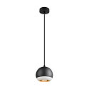 SLV pendant luminaire LIGHT EYE� 150 GU10 IP20, black dimmable
