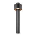 Staande armatuur voor buiten PHOTONI CYL POLE 75 cilindrisch, slagvast E27 IP65, zwart mat dimbaar