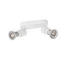 SLV wall and ceiling luminaire PURI 2.0 BASIC 2 flames GU10 IP20, white dimmable