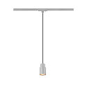 1-fase pendelarmatuur PURI 2.0 - TUBE cilindrisch GU10 IP20, grijs dimbaar