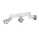 SLV wall and ceiling luminaire PURI 2.0 - CONE 3 flames, long GU10 IP20, white dimmable