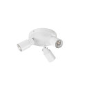 SLV Wand- en plafondarmatuur PURI 2.0 - TUBE 3-vlams, rond GU10 IP20, wit dimbaar