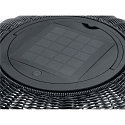 Zonne Vloerlamp ADEGAN IP65, zwart dimbaar