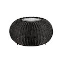 SLV Zonne Vloerlamp ADEGAN FLAT IP65, zwart dimbaar