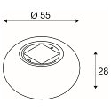 Zonne Vloerlamp ADEGAN FLAT IP65, zwart dimbaar