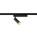 SLV 1-fase spot GRIP! S PHASE draaibaar, voor BAP IP20, zwart dimbaar