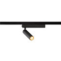 SLV 1-fase spot GRIP! S PHASE DTW draaibaar, voor BAP, Dim-To-Warm IP20, zwart dimbaar
