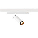 SLV 3-phase spot GRIP! M PHASE swivelling, UGR < 19 IP20, bronze, mat dimmable