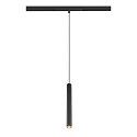 SLV Pendelarmatuur GRIP! S 48V DALI DTW voor BAP, DALI aanstuurbaar, Dim-To-Warm IP20, zwart dimbaar