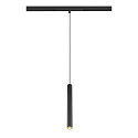 SLV Pendelarmatuur GRIP! S 48V DALI DTW voor BAP, DALI aanstuurbaar, Dim-To-Warm IP20, zwart dimbaar