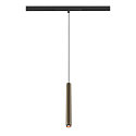 SLV Pendelarmatuur GRIP! S 48V DALI DTW voor BAP, DALI aanstuurbaar, Dim-To-Warm IP20, brons, mat dimbaar
