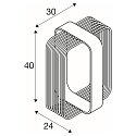 SLV Staande armatuur voor buiten GRID CUBE, antraciet, zwart 
