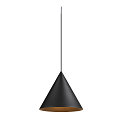 Pendelarmatuur MAGICO 38 E27 IP20, zwart mat dimbaar