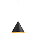 Pendelarmatuur MAGICO 38 E27 IP20, zwart mat dimbaar