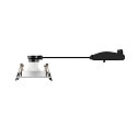 SLV ceiling recessed luminaire NEW TRIA� 155 GU10 2 flames, rotatable, square GU10 IP20, white dimmable