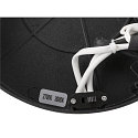 SLV Wand- en plafondarmatuur ONE PHASE � 40CM up down, CCT Switch, ring vorm IP20, zwart mat dimbaar