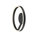 SLV Wand- en plafondarmatuur ONE PHASE � 40CM up down, CCT Switch, ring vorm IP20, zwart mat dimbaar