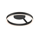 SLV Wand- en plafondarmatuur ONE PHASE � 40CM up down, CCT Switch, ring vorm IP20, zwart mat dimbaar